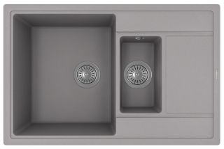 Кухонная мойка Florentina Липси 780К серый шёлк